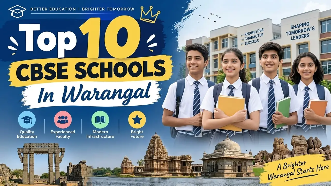 Top 10 CBSE Schools in Warangal: Ranking, Fees, Facilities & Admission Guide