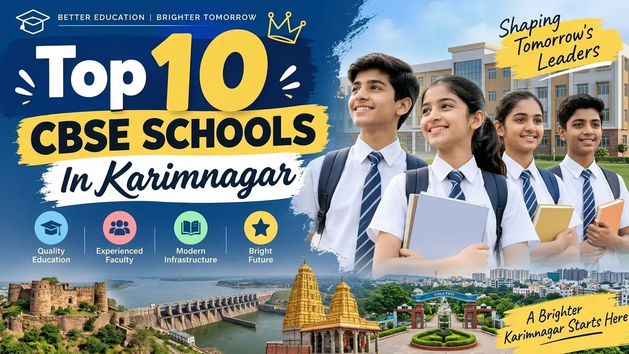 Top 10 CBSE Schools in Karimnagar: Ranking, Fees, Facilities & Admission Guide