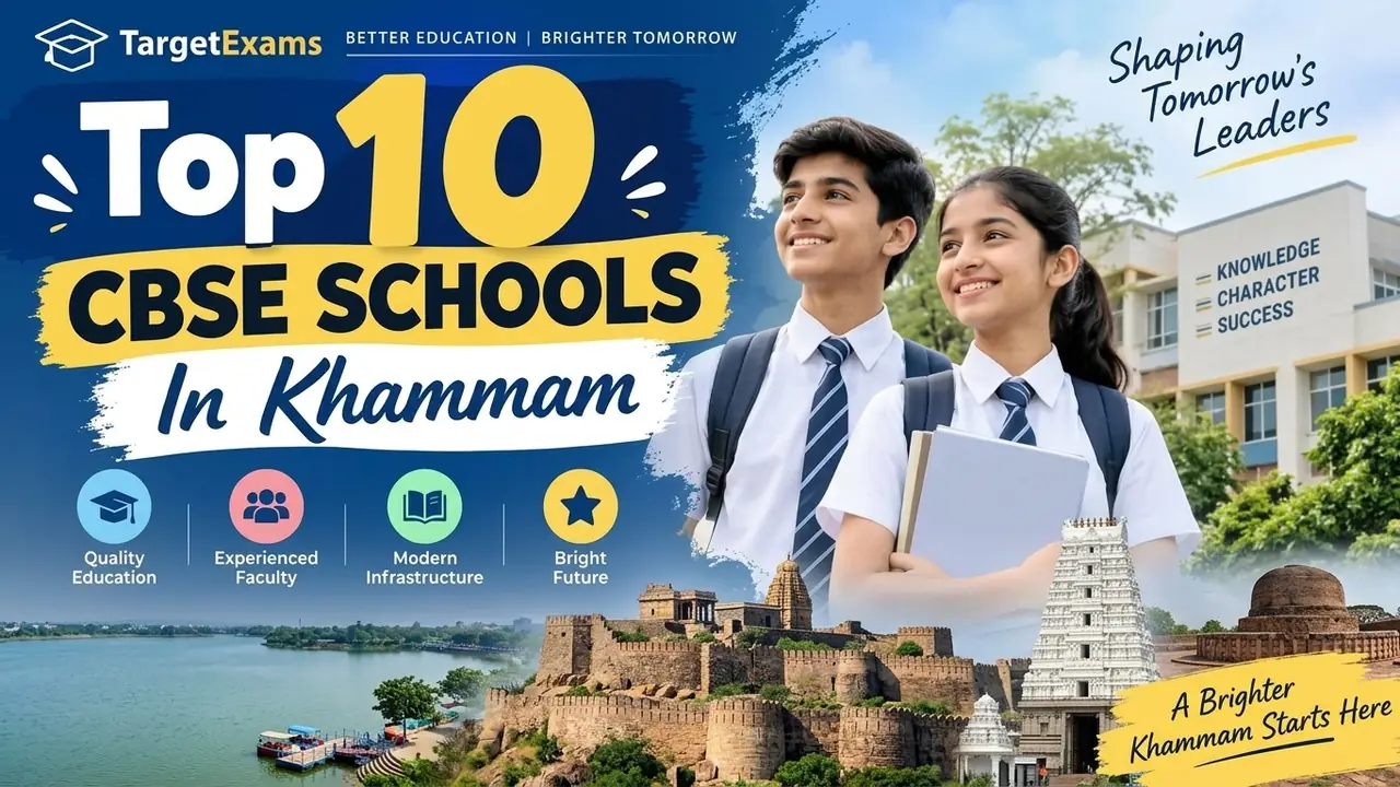 Top 10 CBSE Schools in Khammam: Ranking, Fees, Facilities & Admission Guide