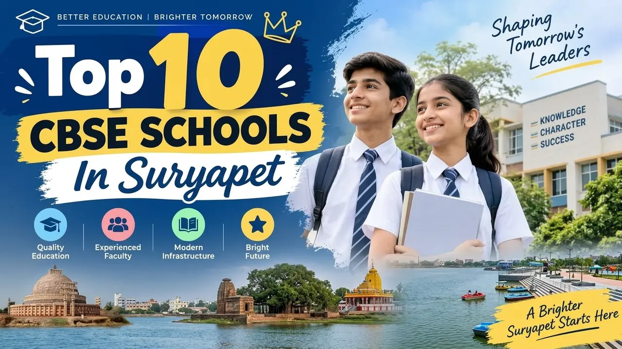 Top 10 CBSE Schools in Suryapet: Ranking, Fees, Facilities & Admission Guide