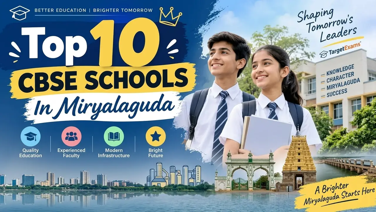 Top 10 CBSE Schools in Miryalaguda: Ranking, Fees, Facilities & Admission Guide