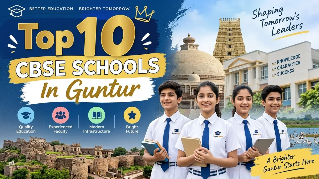 Top 10 CBSE Schools in Guntur: Ranking, Fees, Facilities & Admission Guide