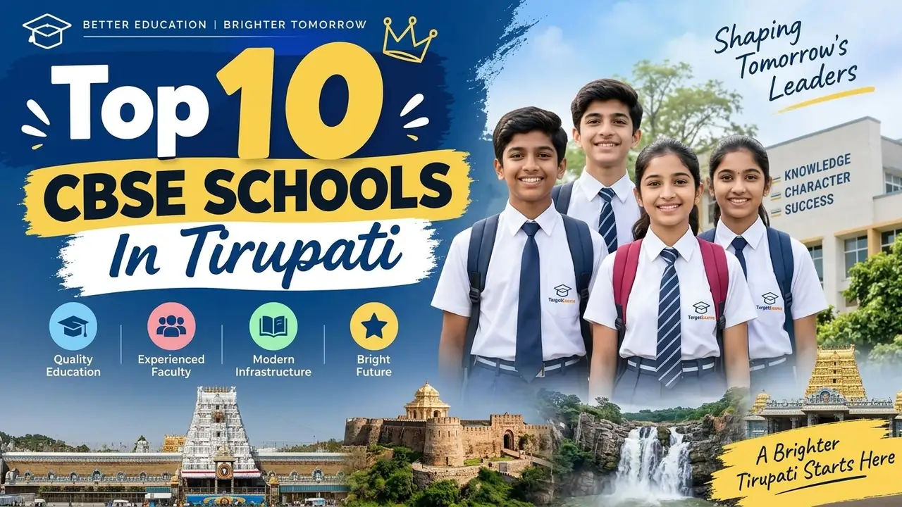 Top 10 CBSE Schools in Tirupati: Ranking, Fees, Facilities & Admission Guide