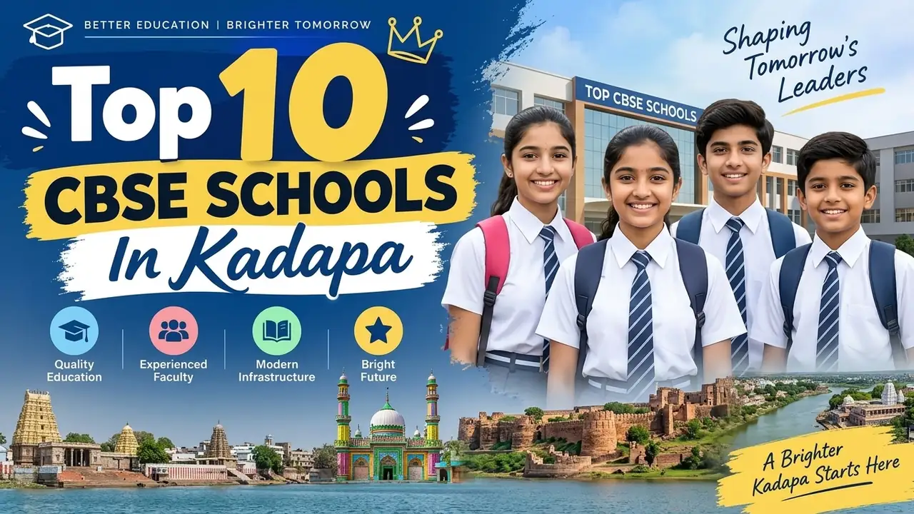 Top 10 CBSE Schools in Kadapa: Ranking, Fees, Facilities & Admission Guide