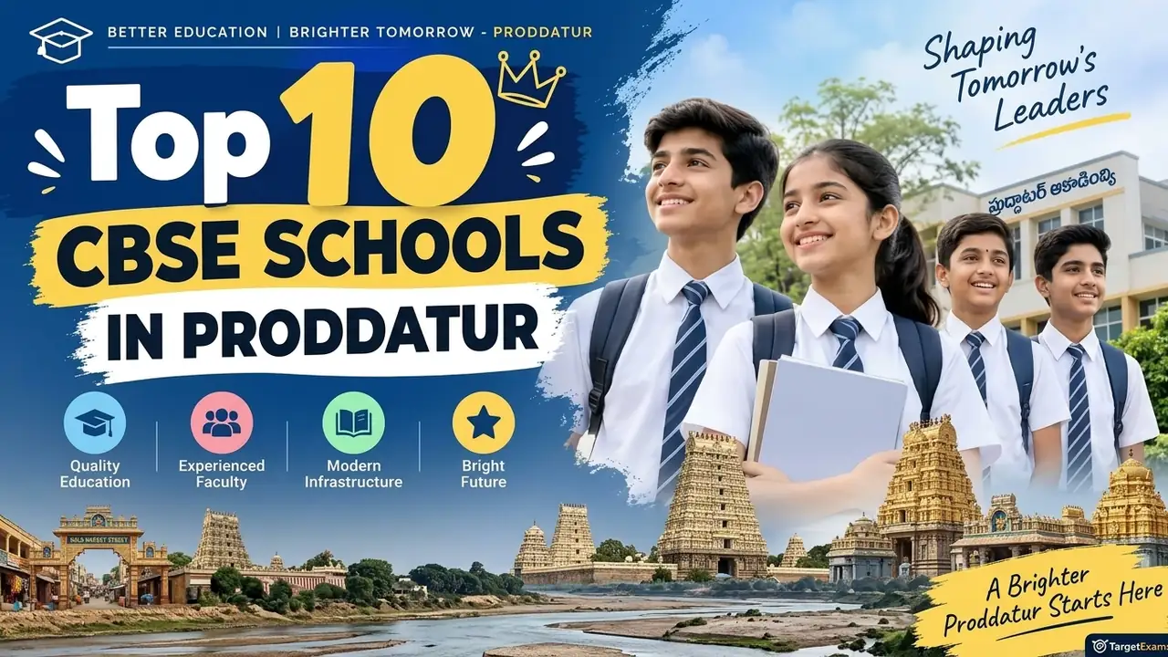 Top 10 CBSE Schools in Proddatur: Ranking, Fees, Facilities & Admission Guide