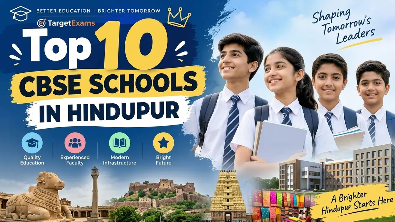 Top 10 CBSE Schools in Hindupur: Ranking, Fees, Facilities & Admission Guide