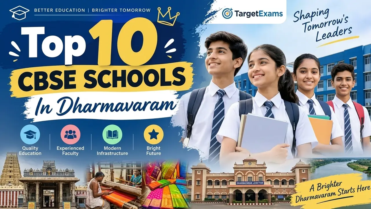 Top 10 CBSE Schools in Dharmavaram: Ranking, Fees, Facilities & Admission Guide