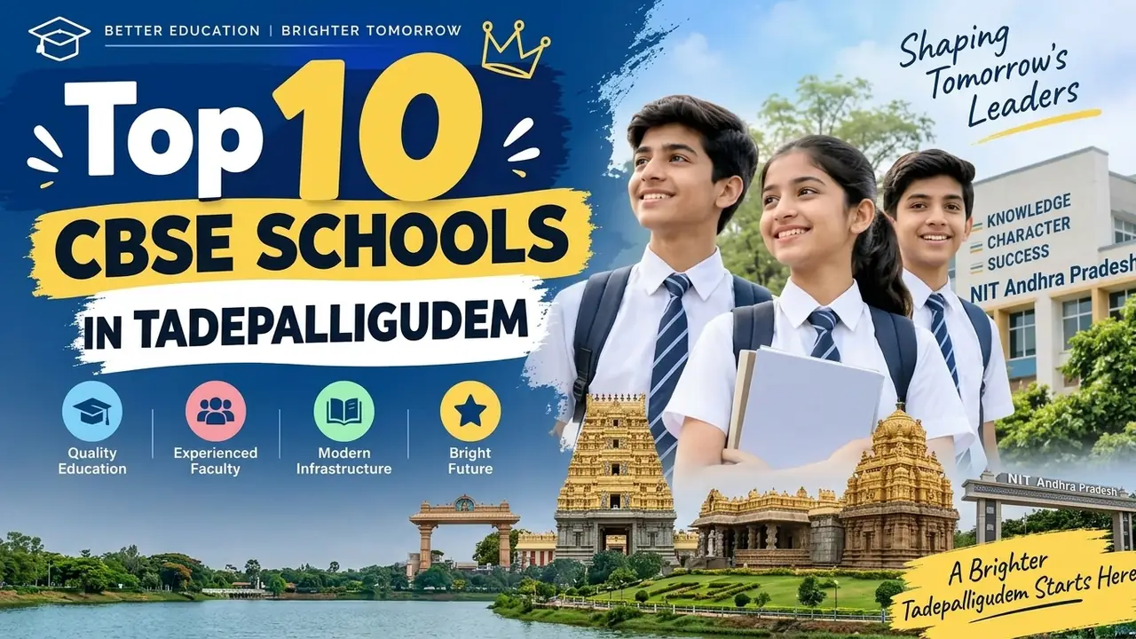 Top 10 CBSE Schools in Tadepalligudem: Ranking, Fees, Facilities & Admission Guide