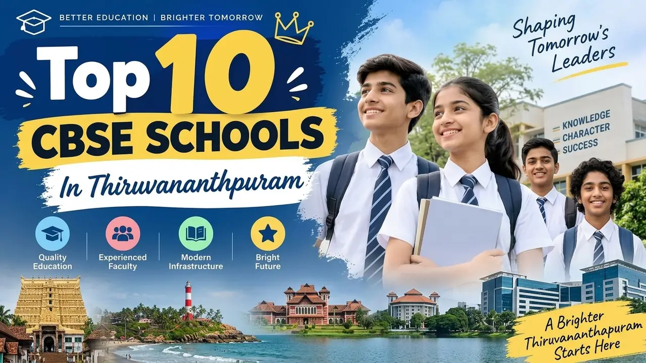 Top 10 CBSE Schools in Thiruvananthapuram: Ranking, Fees, Facilities & Admission Guide