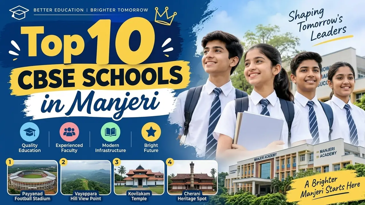 Top 10 CBSE Schools in Manjeri: Ranking, Fees, Facilities & Admission Guide