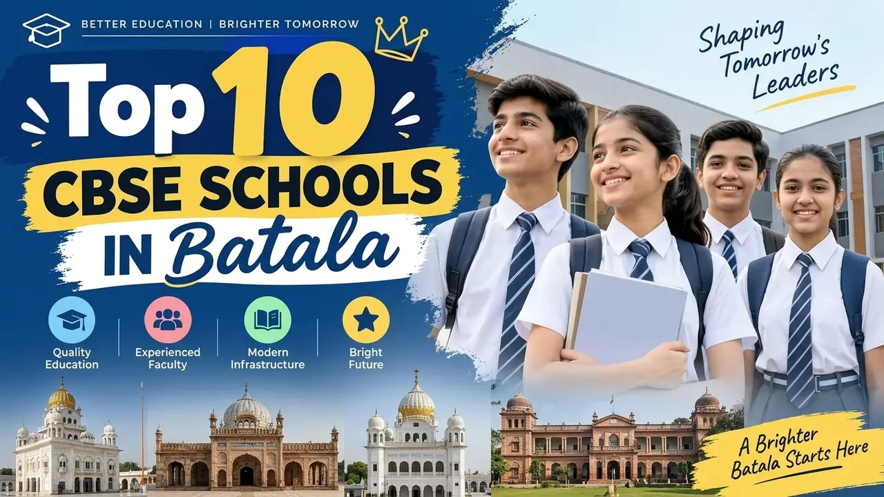 Top 10 CBSE Schools in Batala: Ranking, Fees, Facilities & Admission Guide
