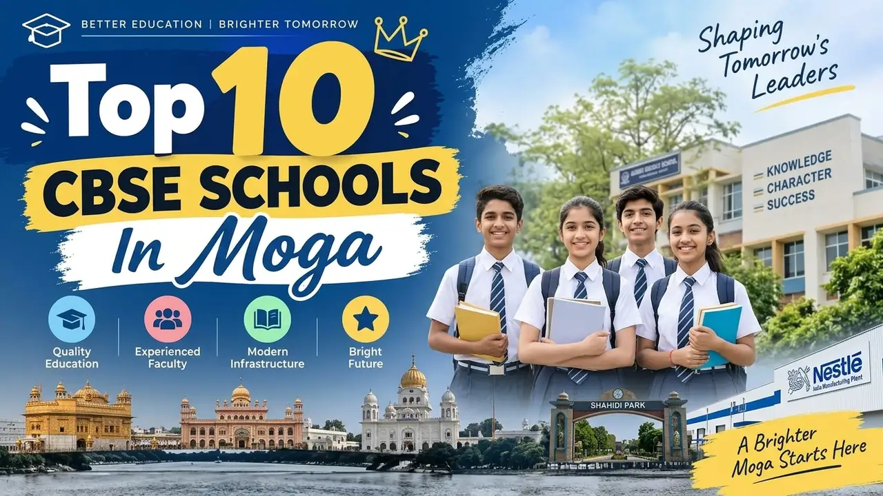 Top 10 CBSE Schools in Moga: Ranking, Fees, Facilities & Admission Guide