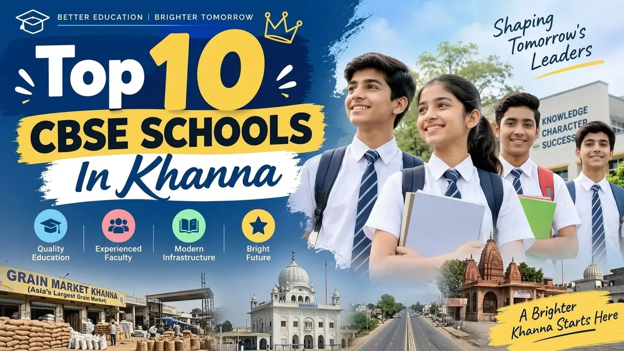 Top 10 CBSE Schools in Khanna: Ranking, Fees, Facilities & Admission Guide
