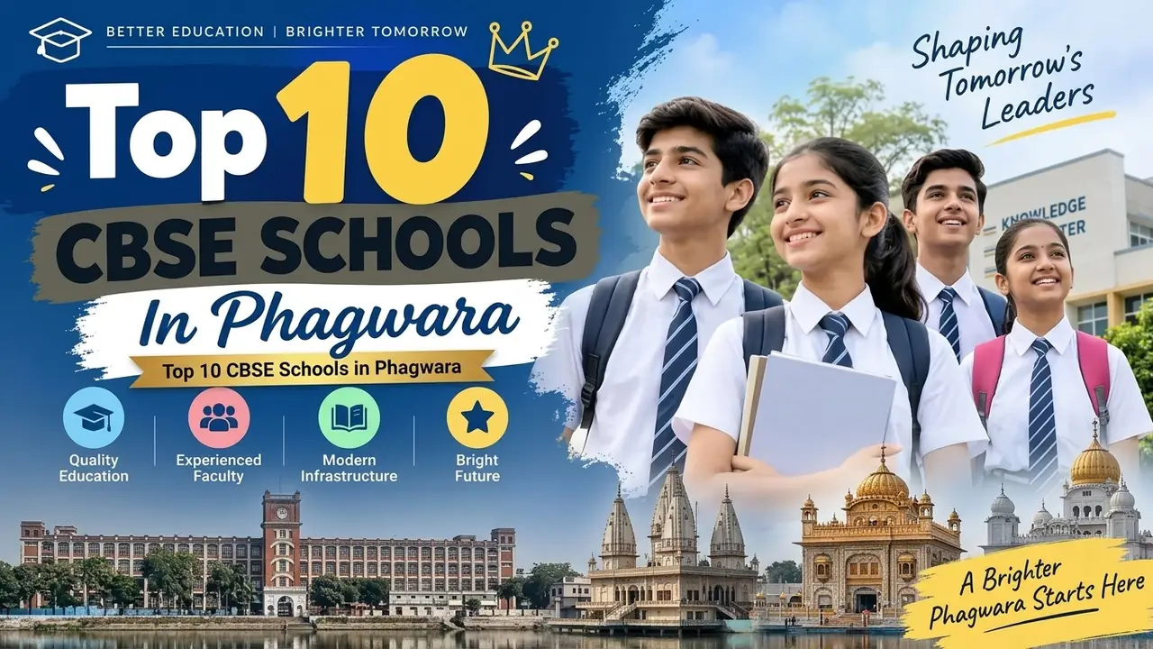 Top 10 CBSE Schools in Phagwara: Ranking, Fees, Facilities & Admission Guide