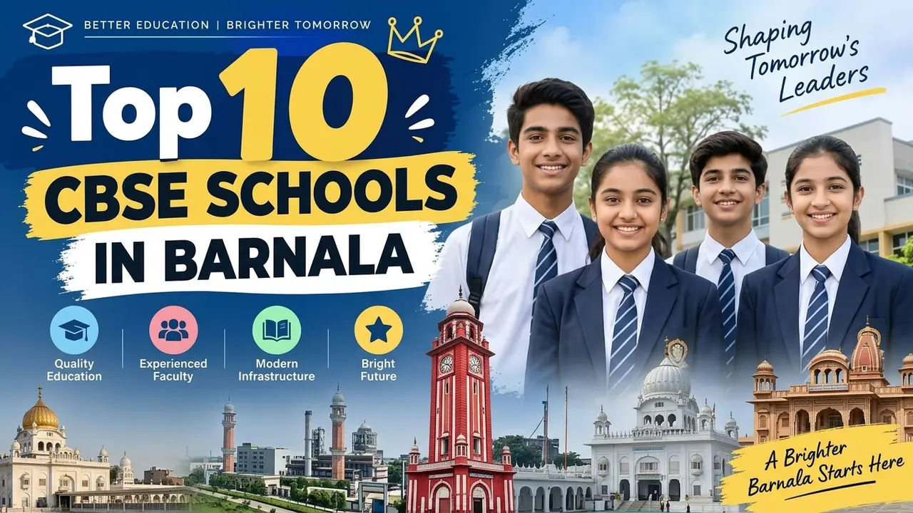 Top 10 CBSE Schools in Barnala: Ranking, Fees, Facilities & Admission Guide