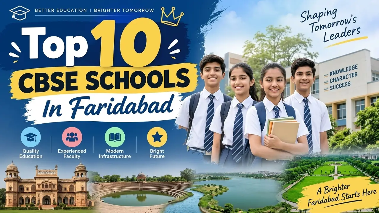 Top 10 CBSE Schools in Faridabad: Ranking, Fees, Facilities & Admission Guide