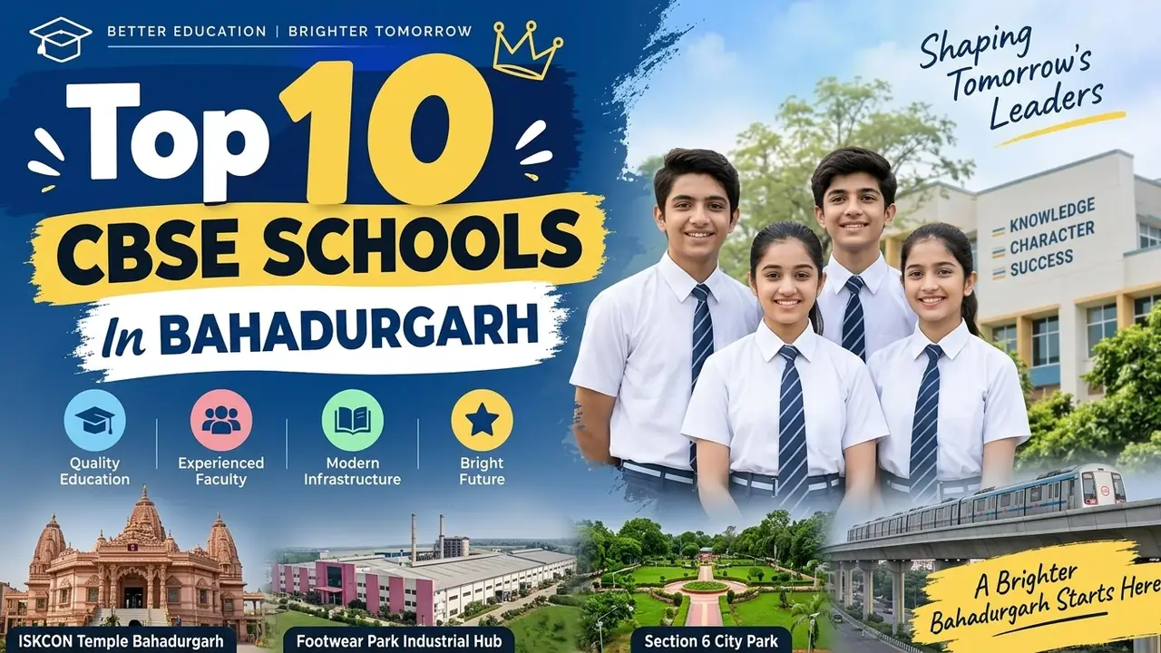 Top 10 CBSE Schools in Bahadurgarh: Ranking, Fees, Facilities & Admission Guide