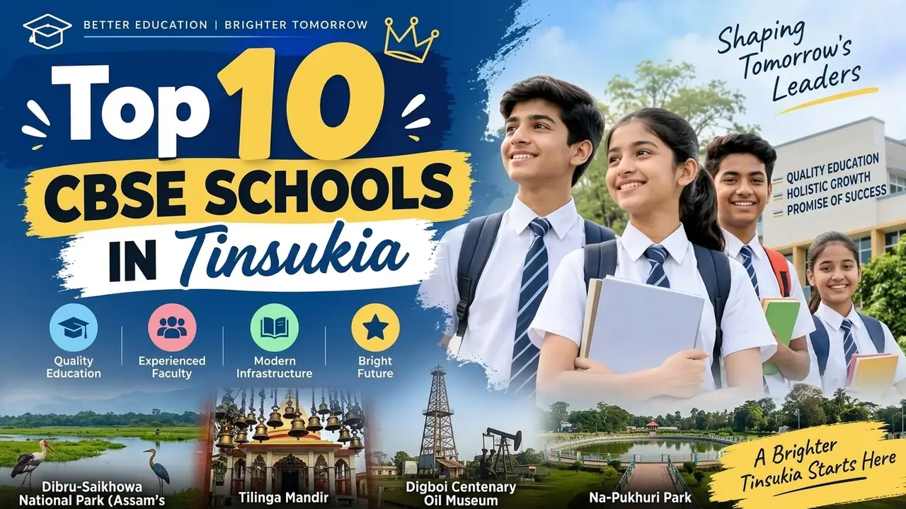 Top 10 CBSE Schools in Tinsukia: Ranking, Fees, Facilities & Admission Guide