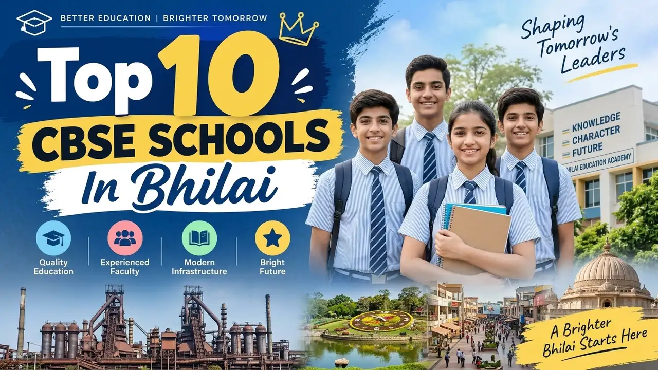 Top 10 CBSE Schools in Bhilai: Ranking, Fees, Facilities & Admission Guide