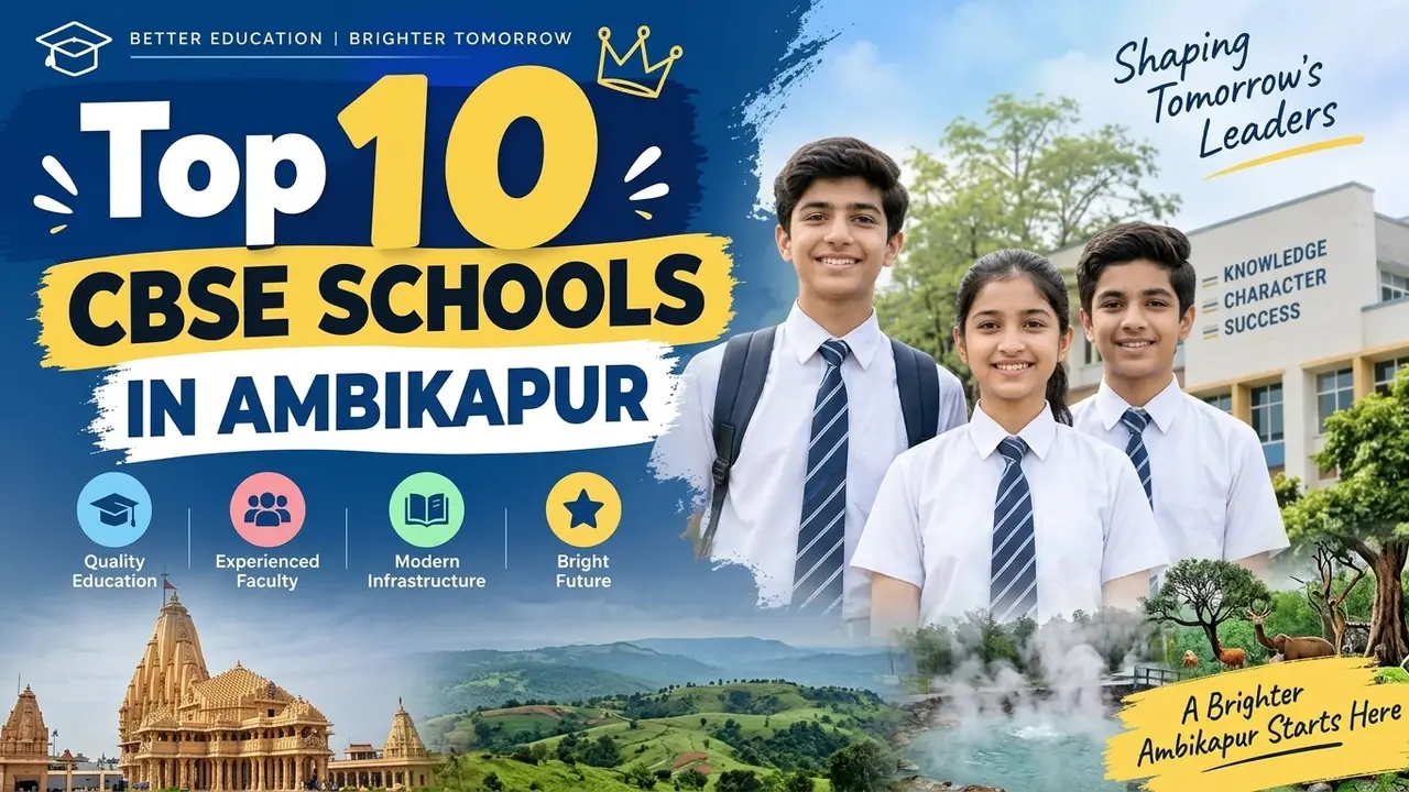 Top 10 CBSE Schools in Ambikapur: Ranking, Fees, Facilities & Admission Guide
