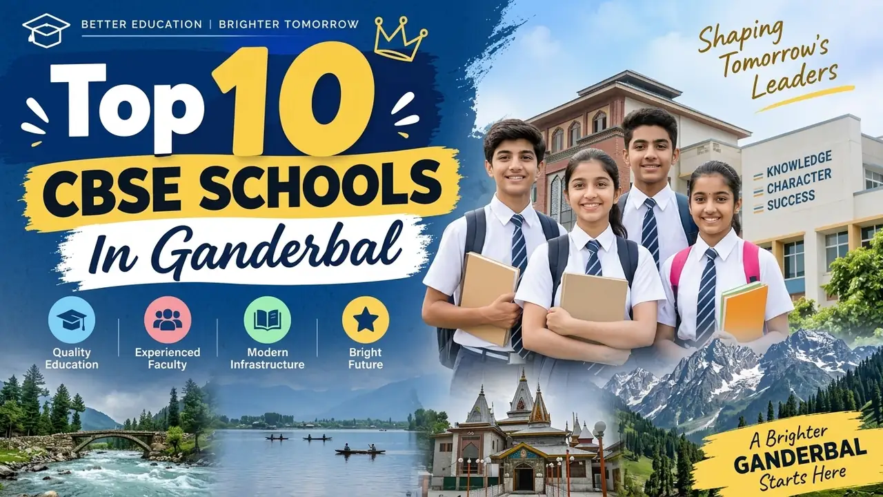 Top 10 CBSE Schools in Ganderbal: Ranking, Fees, Facilities & Admission Guide