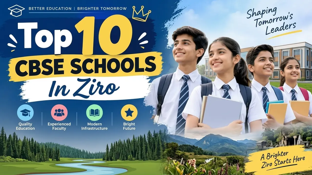 Top 10 CBSE Schools in Ziro: Ranking, Fees, Facilities & Admission Guide