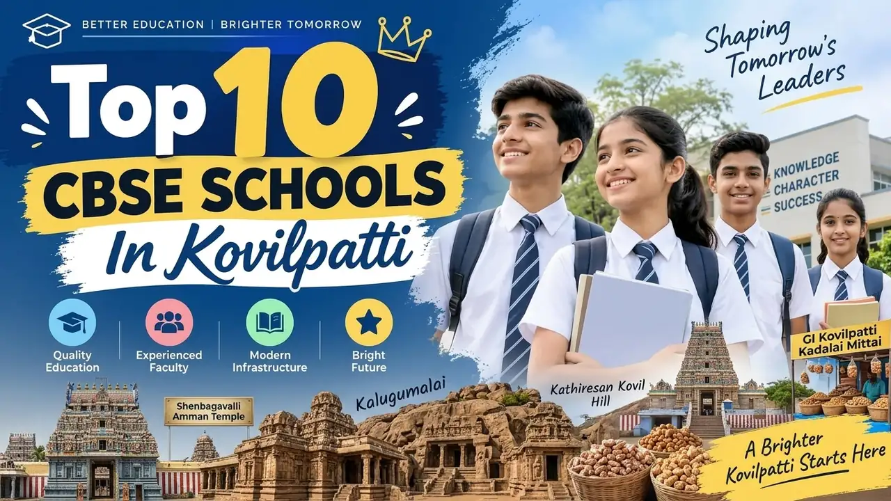 Top 10 CBSE Schools in Kovilpatti: Ranking, Fees, Facilities & Admission Guide