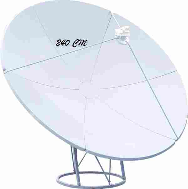 jual 2,4M (8 FT) soliddish antenna (ground mount)