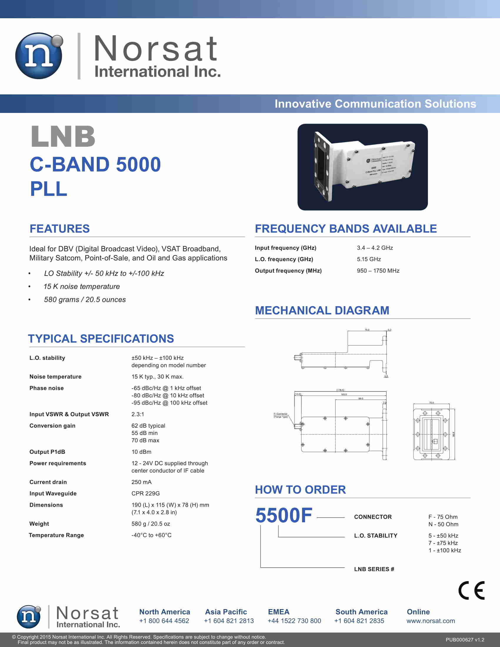 LNB C Band Norsat