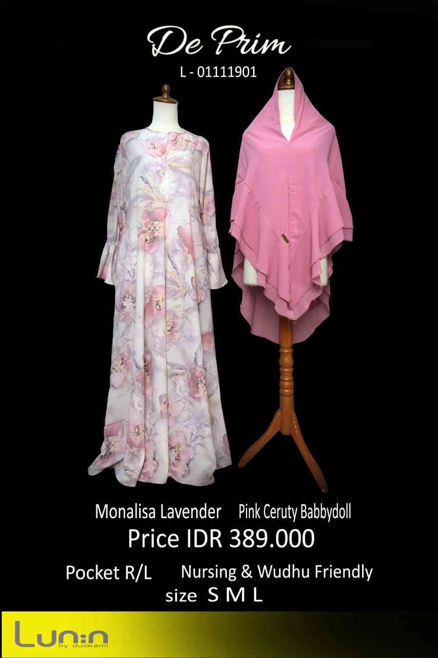 Monalisa Lavender & Pink Ceruty