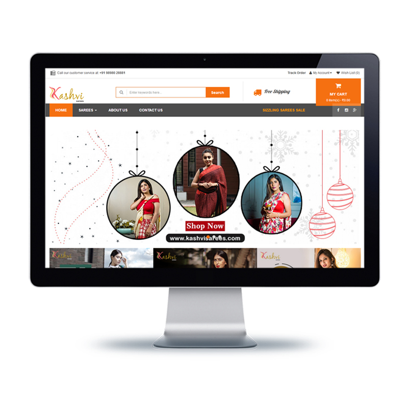 Kashvi Sarees Website