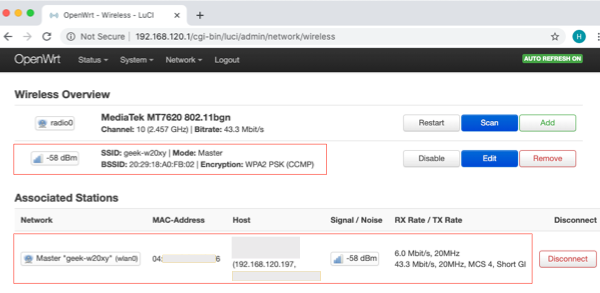 OpenWrt WiFi Mark