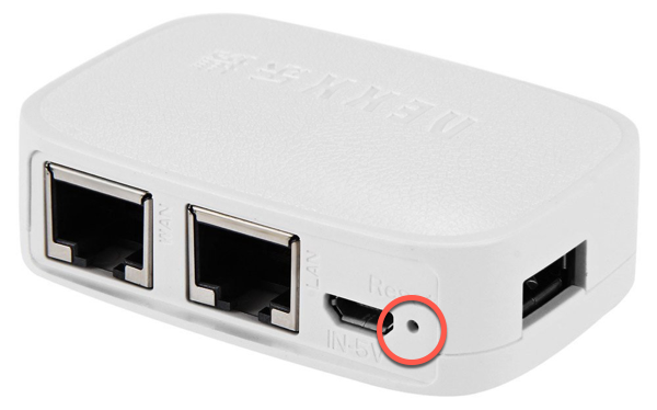 OpenWrt reset hole