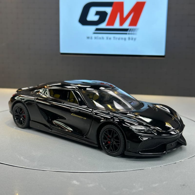 GM - Mô hình xe Koenigsegg Gemera tỷ lệ 1:24 bằng hợp kim - Siêu xe megacar mở full cửa, có đèn và âm thanh gầm động cơ