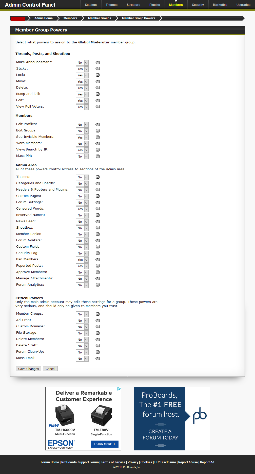 What is a GLOBAL MODERATOR? ProBoards Support