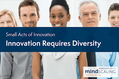 Small Acts of Innovation: Innovation Requires Diversity