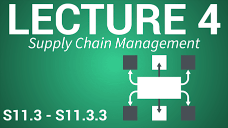 Operations Management 2 - Process Mapping & Supply Chain - Lecture 4: Supply Chain Management