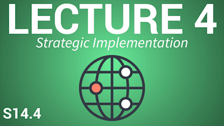 Strategic Business Planning - Lecture 4: Strategy Implementation