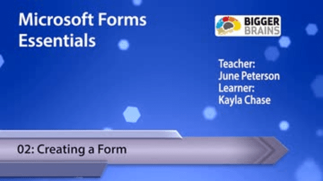 Microsoft Forms Essentials 02: Creating a Form