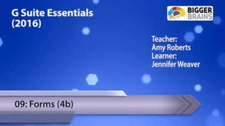 G Suite Essentials 2016: Forms