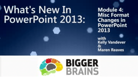 What's New in PowerPoint 2013: Miscellaneous Format Changes