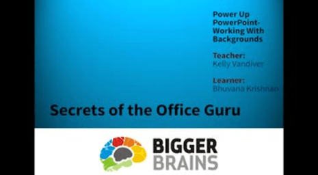 Secrets of the Office Guru: Power Up PowerPoint - Working With Backgrounds