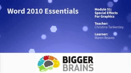 Microsoft Word 2010: Special Effects for Graphics