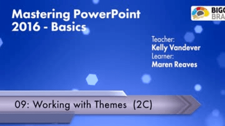 Mastering Powerpoint 2016: Working with Themes