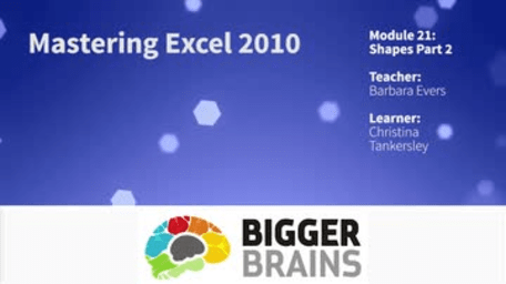 Mastering Excel 2010: Shapes Part 2: Arranging and Re-Shaping
