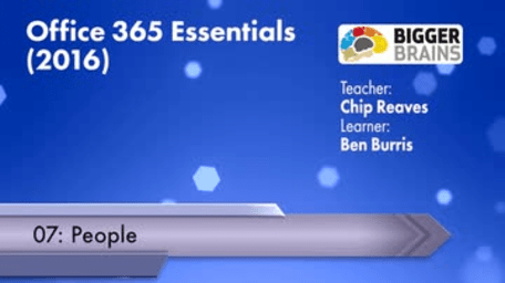 Office 365 Essentials 2016: People