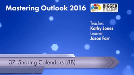 Mastering Outlook 2016: Sharing Calendars