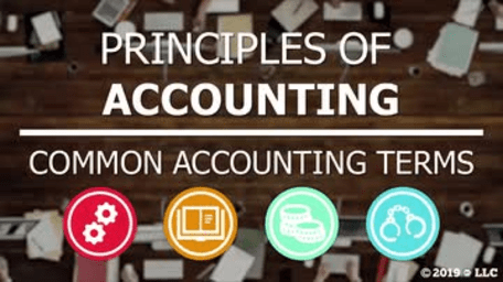 Principles of Accounting: 02. Common Accounting Terms