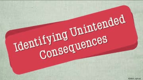 Identifying Unintended Consequences