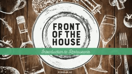 Front of the House: 01. Introduction to Restaurants